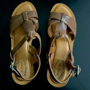Kork-Ease Wedge Sandals. Size 7 / 38.